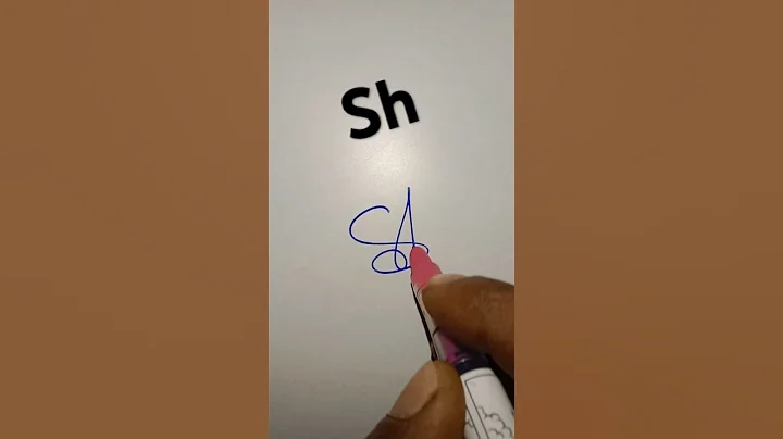 SH short signature style #shorts #asmrvideo #nytimes