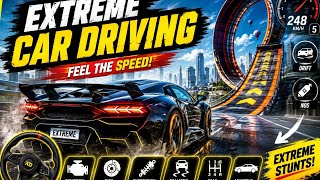 🚗 Extreme Car Driving Simulator Gameplay 🔥 | Crazy Drifts, High Speed & Fun Driving~Android gameplay screenshot 5