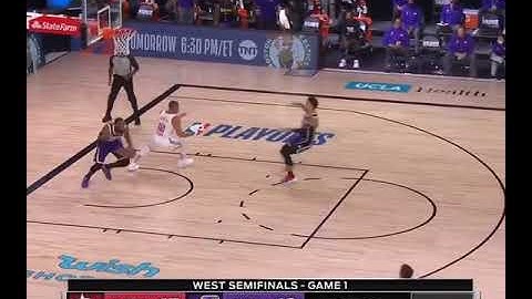 NBA | LeBron James CHASE DOWN BLOCK plus AND 1 | West SemiFinals | Game 1 | HOU vs LAL