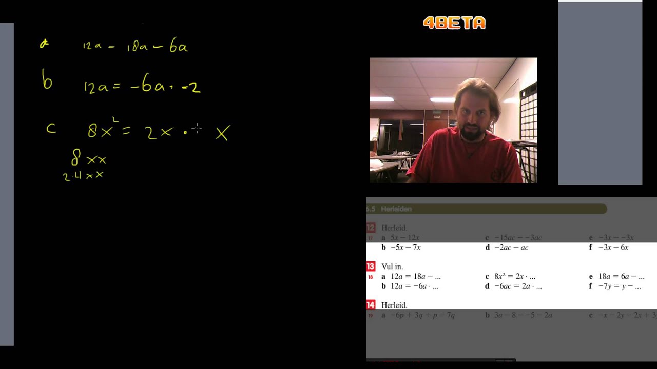 Wiskunde Getal en Ruimte 1HV Hoofdstuk 6 Diagnostische toets 13 - YouTube