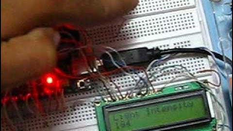 Light Intensity Meter - Luxmeter by using Arduino