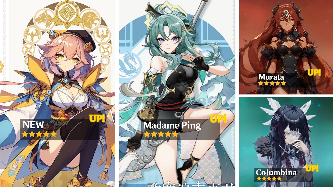 NEW UPDATE!! Natlan Confirmed New Character leaks, Columbina, Madame Ping - Genshin Impact - YouTube