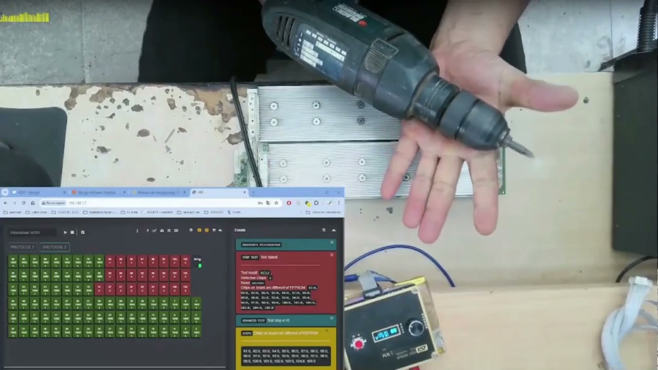 Whatsminer M30S+ Se Cae minado repair M53 M21