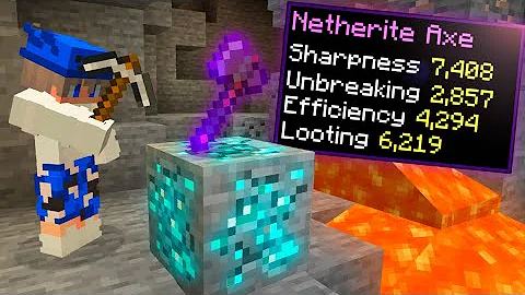 Minecraft, But Ores Drop OP Items...