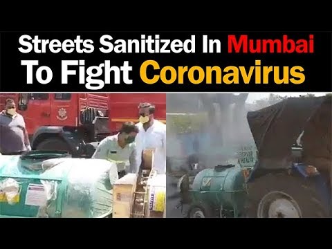 Mumbai Roads Sanitized To Fight Coronavirus