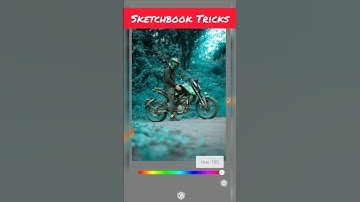 Autodesk Sketchbook Tips and Tricks || #jitengalaxy #shorts