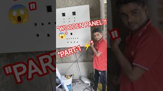 🔥 "17 Sec Me Electrical Jugaad Dekho! Wooden Panel DIY 😳"#shorts