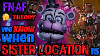 We KNOW When Sister Location Takes Places || FNaF Theory