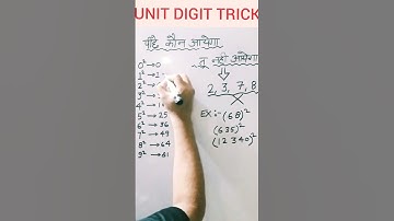 MATHS TRICKS/ALGEBRA TRICKS/UNIT DIGIT TRICK -TO FIND UNIT DIGIT OF#subscribe #subscribetomychannel