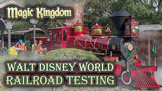 NEW: More Walt Disney World Railroad Testing Underway at Magic Kingdom 