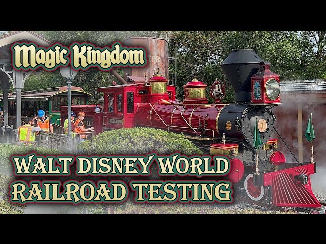 Report: Walt Disney World railroad begins testing stage at Magic Kingdom