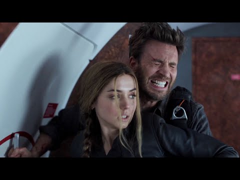 Ghosted – Airplane Fight Scene | Ana de Armas Chris Evans |  Apple TV+