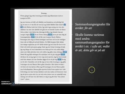 Nationella Prov Svenska 3 Exempel