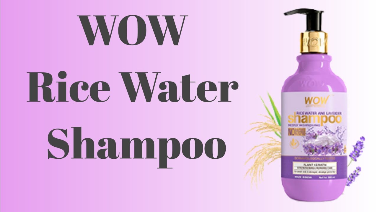 WOW Skin Science Rice Water Shampoo | WOW Rice Water Shampoo | Best Rice Water Shampoo | Hari Care