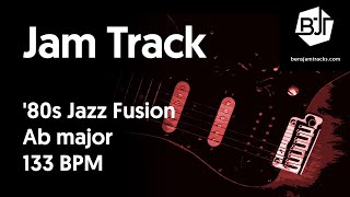 Video-Miniaturansicht von „'80s Jazz Fusion Jam Track in Ab major "Homecoming" - BJT #42“