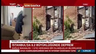 İstanbulda 6,2 Büyüklüğünde Deprem Tgrt Haber 23.04.2025