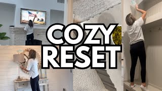 Cozy Home Reset | Clean With Me Motivation Around the House