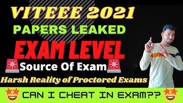 viteee 2021 exam reviews/ viteee cheating in exam