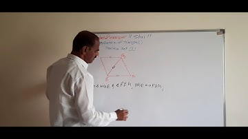 त्रिकोणांची एकरूपता Video 2