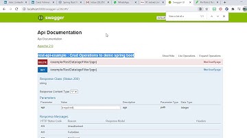 Customize Api documentation using Swagger 2