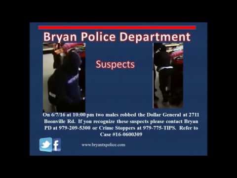16 0600309 Dollar General Robbery bryan domani agama