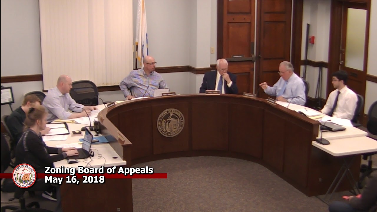 Zoning Board of Appeals 5162018 YouTube