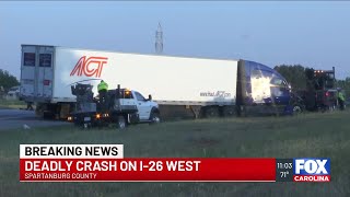 SCHP: Driver dies after running into tractor-trailer in I-26 wrong-way crash