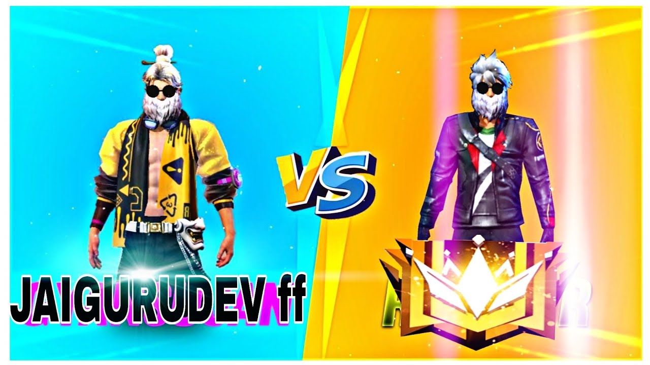 JAIGURUDEV ff vs Grandmaster custom gameplay ⚡