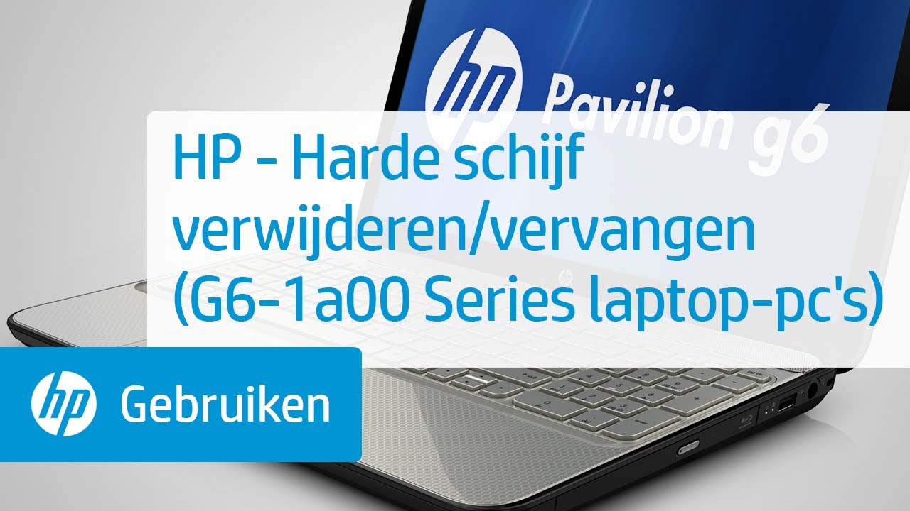 perspectief Archeologisch fictie HP - Harde schijf verwijderen/vervangen (G6-1a00 Series laptop-pc's) | HP  Support - YouTube