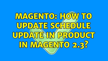 Magento: How to update Schedule Update in product in magento 2.3?