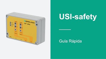 ¿Cómo usar el sistema de sensor ultrasónico USi-safety? (Guía rápida)