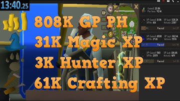 I Combined 3 Skills & A Money Maker To Make This Amazing OSRS Training Method