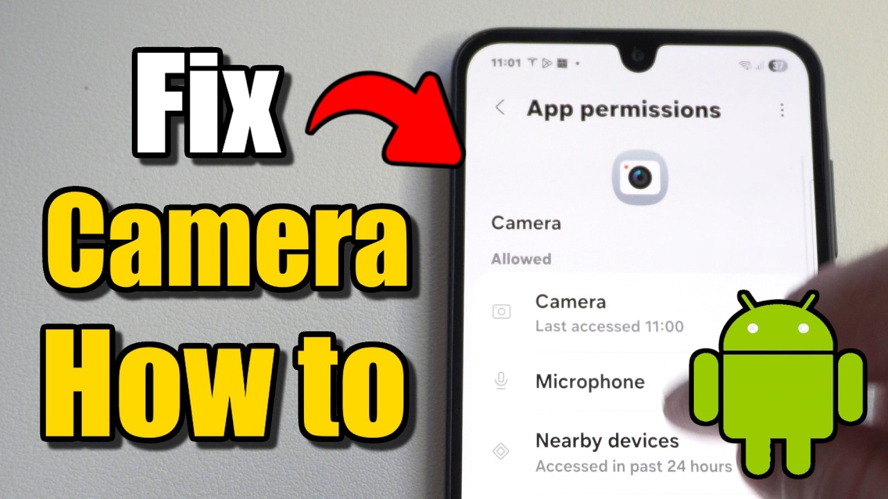 How to Fix Camera Not Working on Android Phone (Easy Method) - YouTube