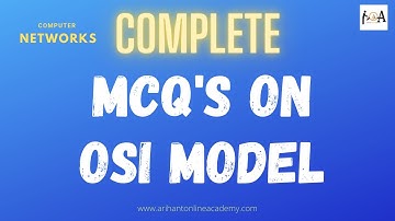ISO-OSI Model MCQs | Computer Networks | For All CS/IT Exams | Discussed With Detailed Solutions