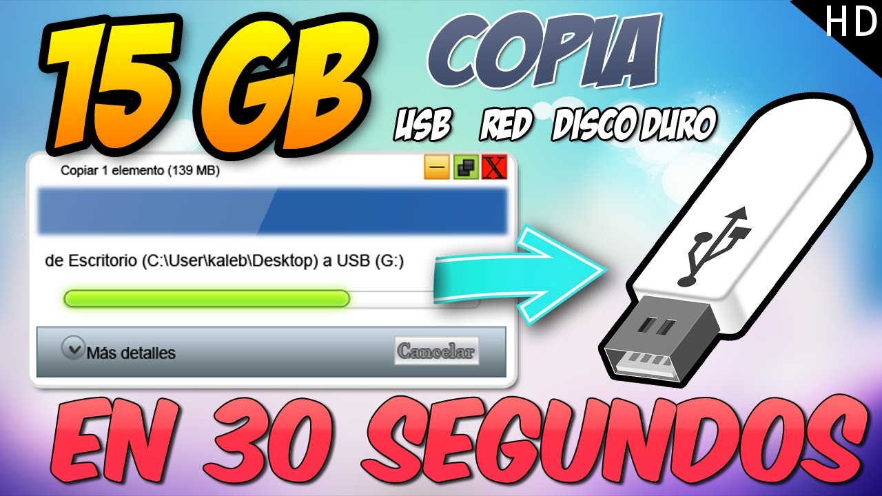 Truco - Pasa 15 Gb en 30 Segundos (Copiar Archivos RAPIDO) - YouTube