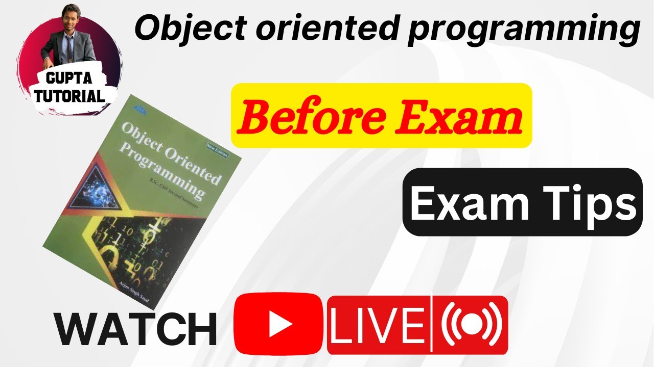 object oriented programming all important questions in one video ...