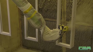 AWPS Automatic Windows Painting System by CMA Robotics Spa Verniciatura Automatica Serramenti