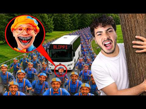 SERIOUSLY? I Found a BLIPPI BUS in Real Life! (ON CAMERA)