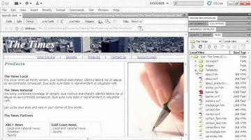 Course Promo: Using Templates, CSS & Tables in Dreamweaver CS5