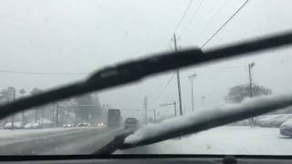 Winter Driving Conditions in Moore County