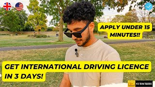 Apply For International Driving License Under 5 Minutes  | UK | 2024 | हिंदी