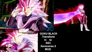 Ssr3 Goku Black Transformation - Dragon Ball Xenoverse 2 - Mod