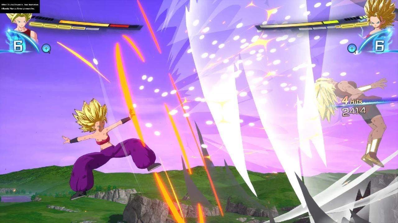 (Requested Video) SSJ Kale Vs SSJ2 Caulifla In DRAGON BALL: Sparking! ZERO