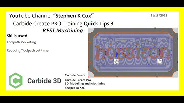 Carbide Create Pro Quick Tip 3 Rest Machining