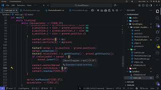 Physics Engine for my Game engine | AccelEngine Demo 4 - Contact, Contact Resolver and World