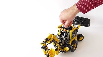 Lego 8455 BackHoe Loader playability
