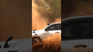 Toyota Hilux Drifting Through Dust Storm Full Power Off-Road! πͺπ || #toyotahilux #offroad #adventure