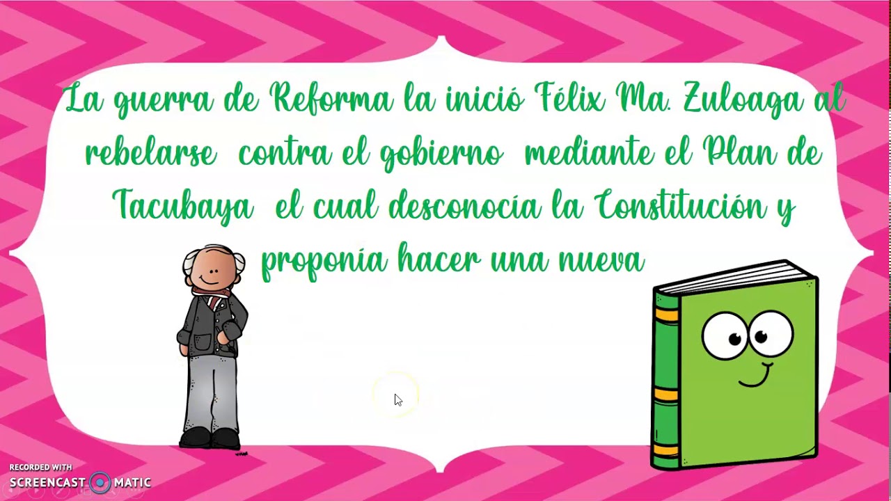 LA GUERRA DE REFORMA. QUINTO GRADO. BLOQUE 2 YouTube