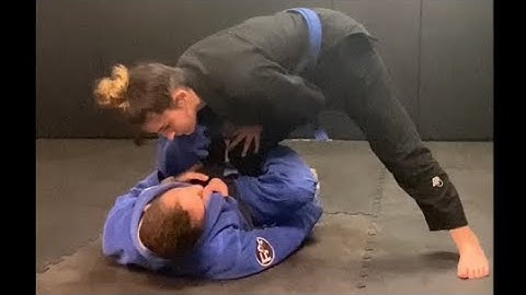 Reverse De La Riva/lasso sweep.