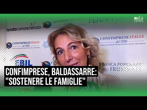 Video Trentennale Confimprese, Baldassarre: Sostenere le famiglie significa investire sul futuro